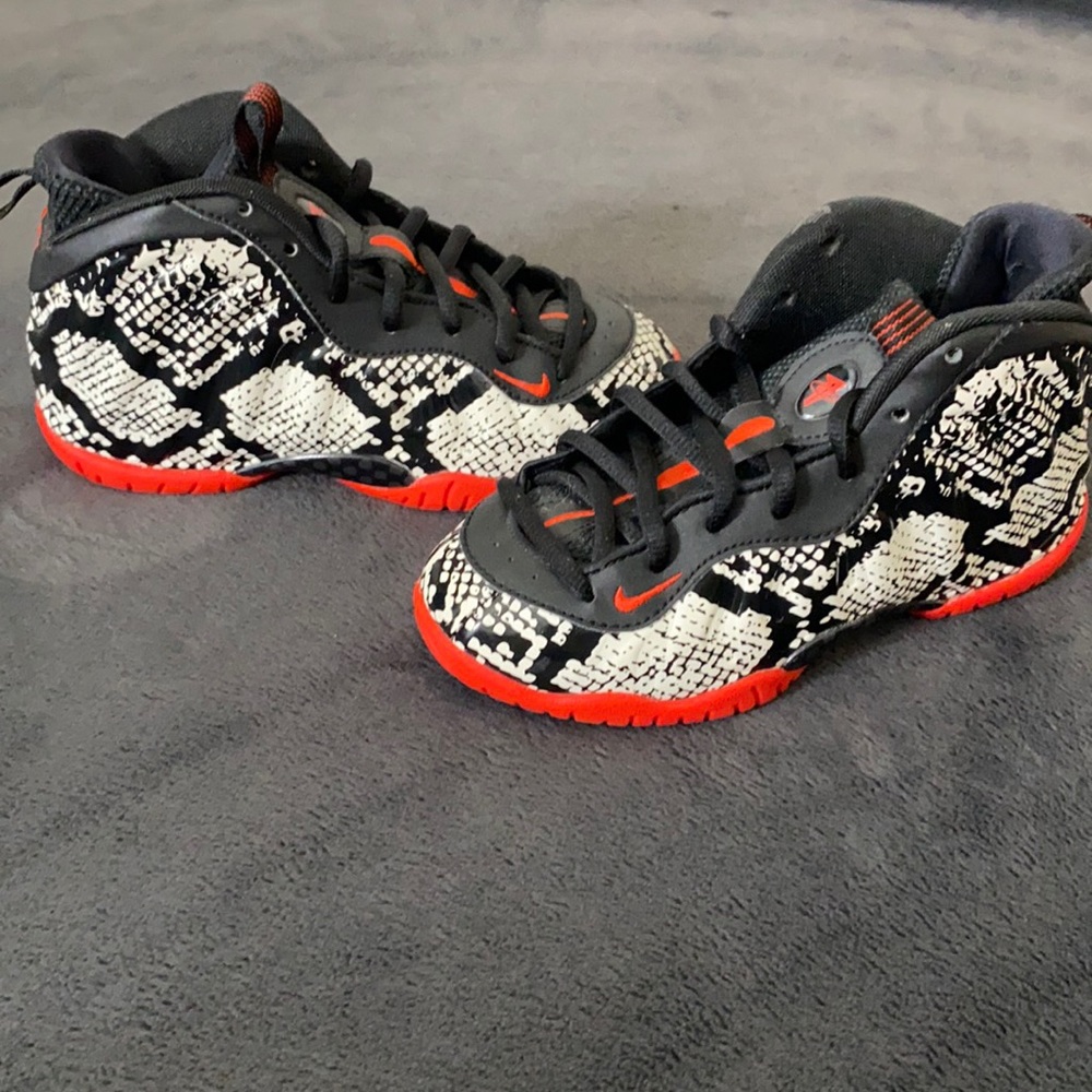 Little kids snake skin foamposite one